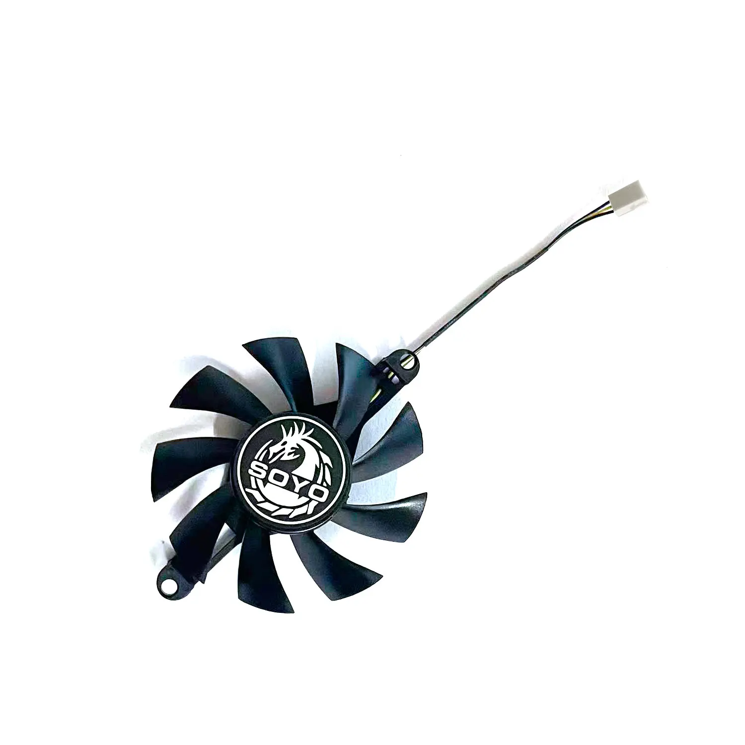 Сменный вентилятор GPU 75 мм 4PIN RX580 для игровой видеокарты SOYO AMD 8 ГБ GDDR5 256 бит