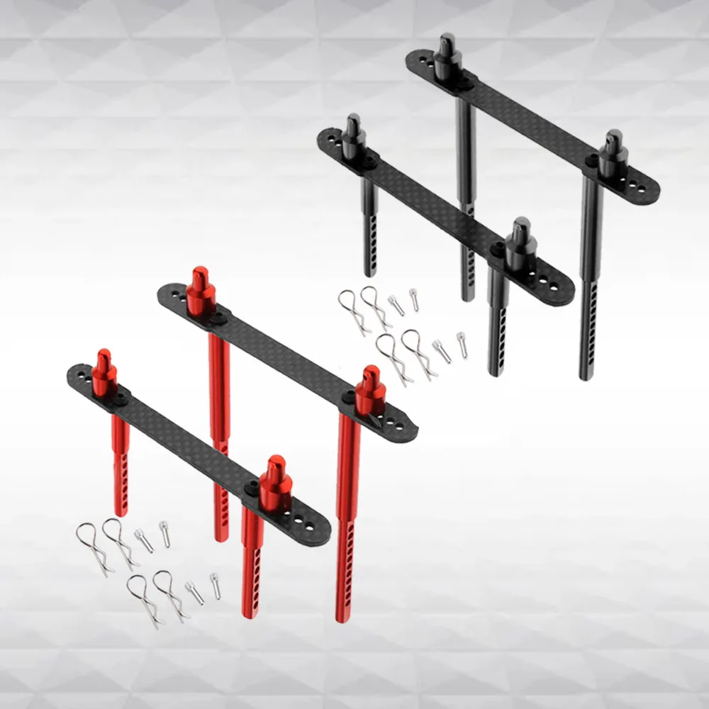 

Metal Alloy Front and Rear Shell Column RC Car Body Post Mounts For 1/10 1:10 AXIAL SCX10 II 90047 90046 RC Climbing Car Parts
