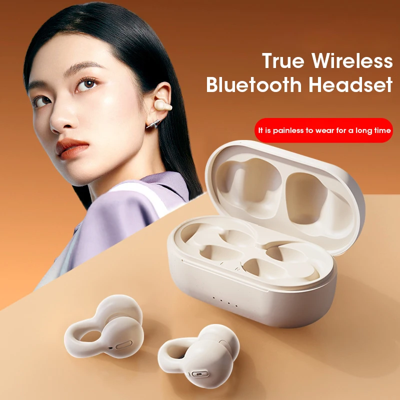 

New Bluetooth Earphone Non-in-ear Clip Earphone HIFI Stereo Surround Earbuds Running Sports Noise Canceling Wireless Headphones