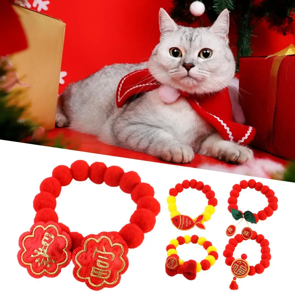 

Pet Cat Collar 5 Styles Pet Bow-knot Collar Ultra-Light Cat Hairball Necklace Pet Collar Photography Prop Dress Up
