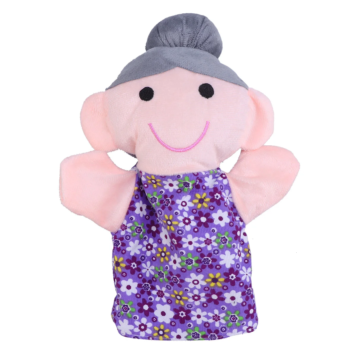 

Hand Puppet Grandmother Family Members Puppets Plush Hand Puppets Party Favors Early Learning for Kids 25cm