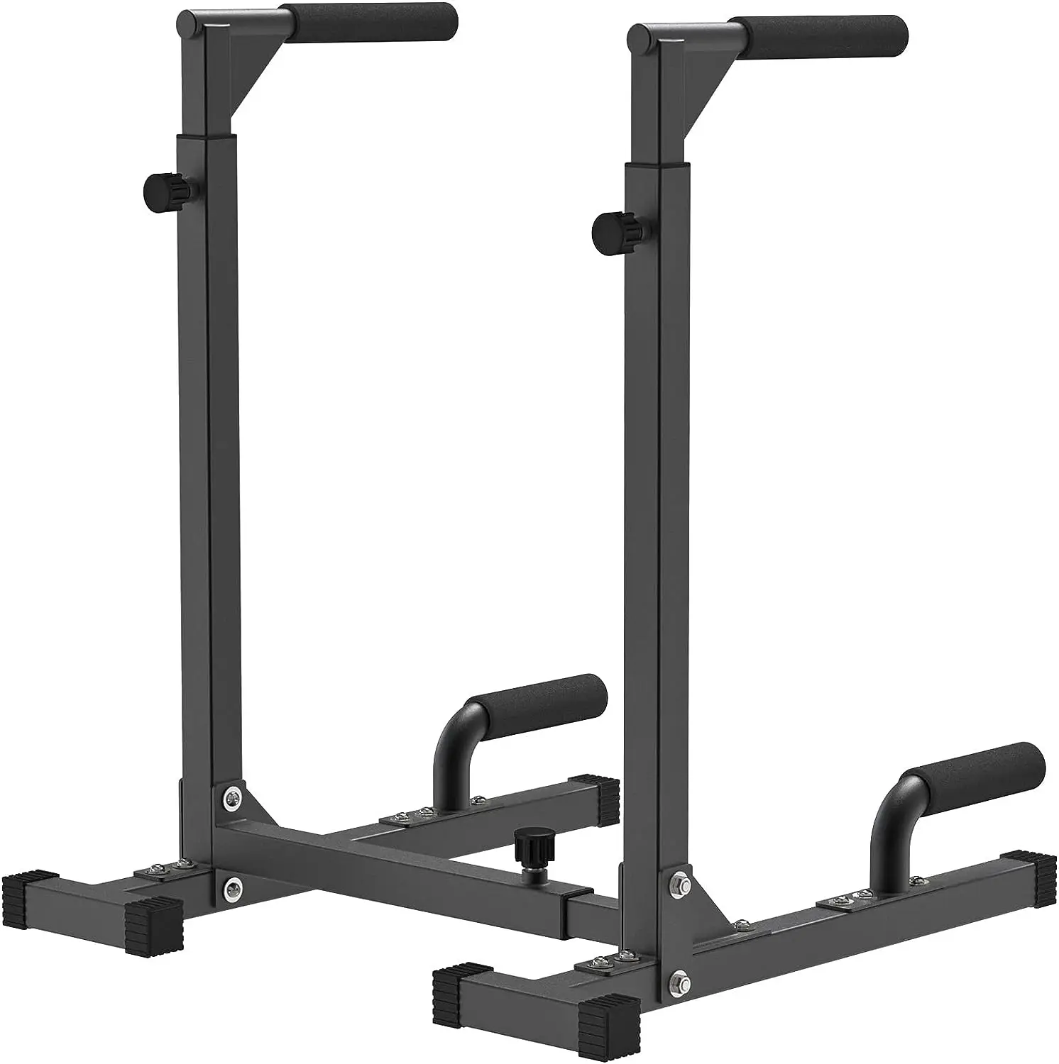 

Solid Dip Bar Attachment, Adjustable Width & Height Dip Station Home Gym Fitness Equipment, Multifunctional Strength Trainin