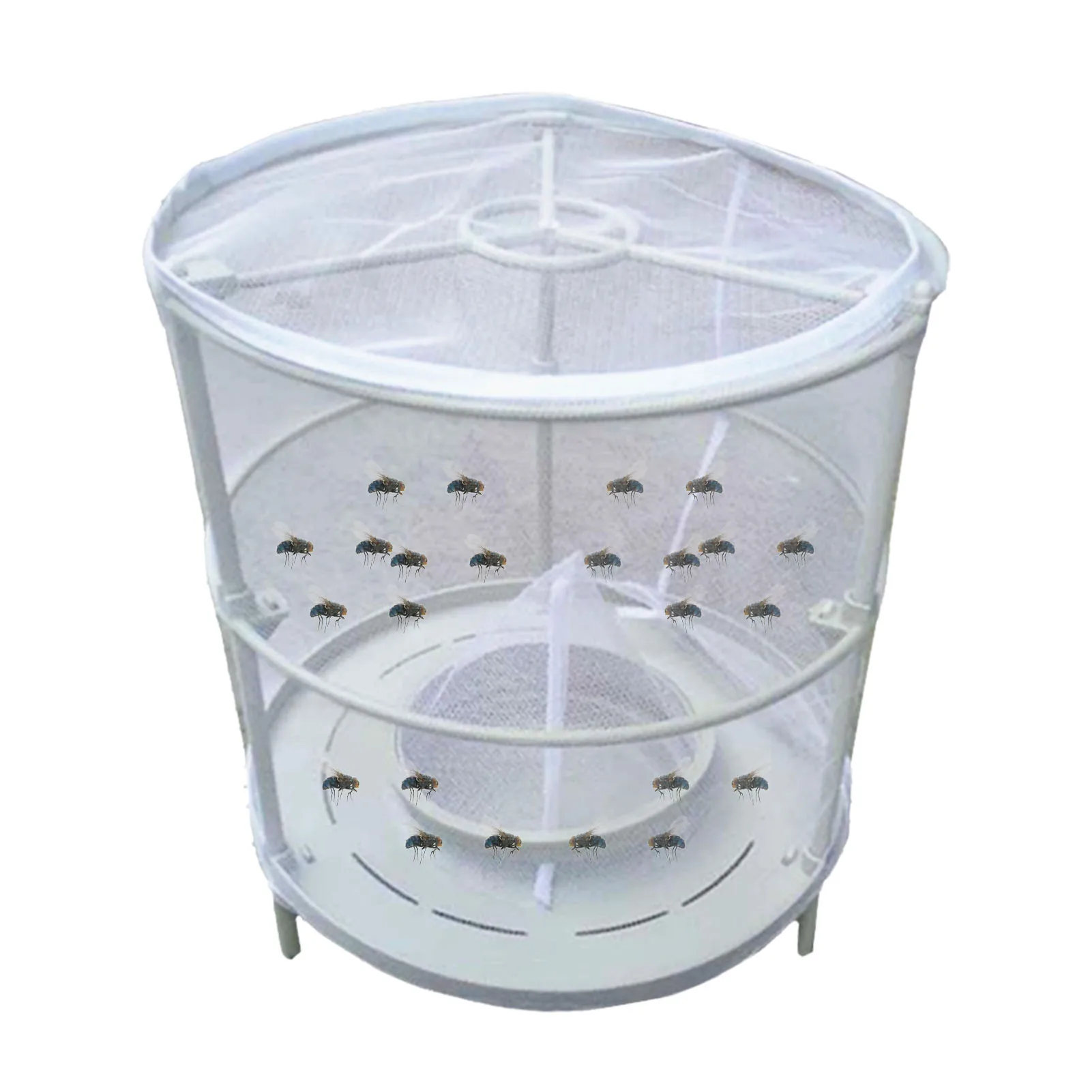 

Outdoor Ranch Fly Trap Ranch Hangings Fly Catcher Cage Net Durable Trap For Flies And Bees