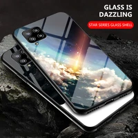 luxury tempered glass panel for samsung m53 case m33 m23 m31s m31 s m12 m 12 52 11 53 51 bumper shell for galaxy m52 back cover