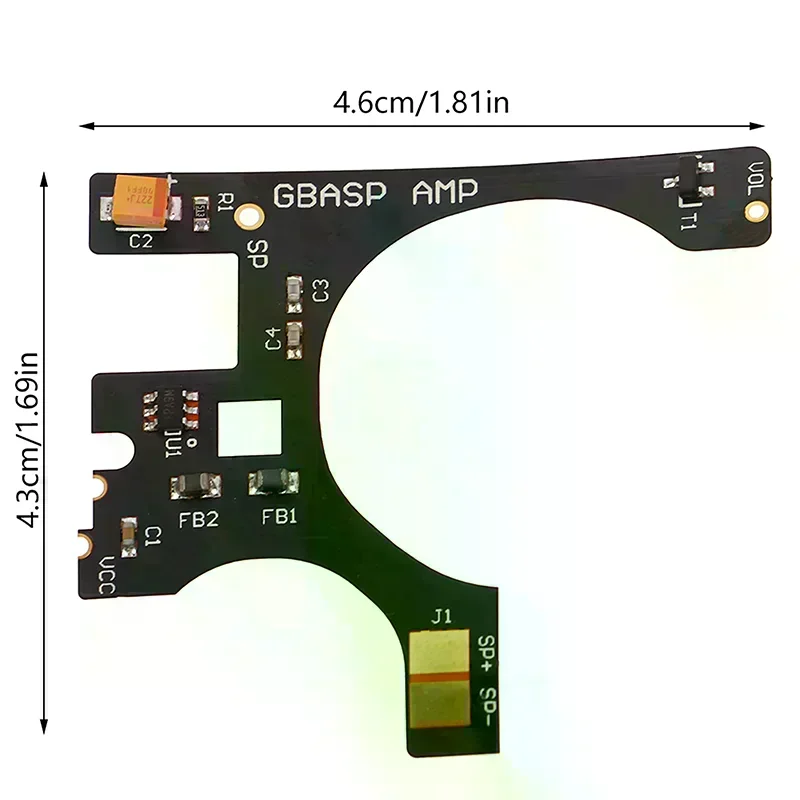 Модуль улучшения звукового усилителя AMP для Advance SP, GBA SP AGS-001101, аксессуары для игровых приставок (art.: 3920d7e0c5021) - 3920d7e0c5021