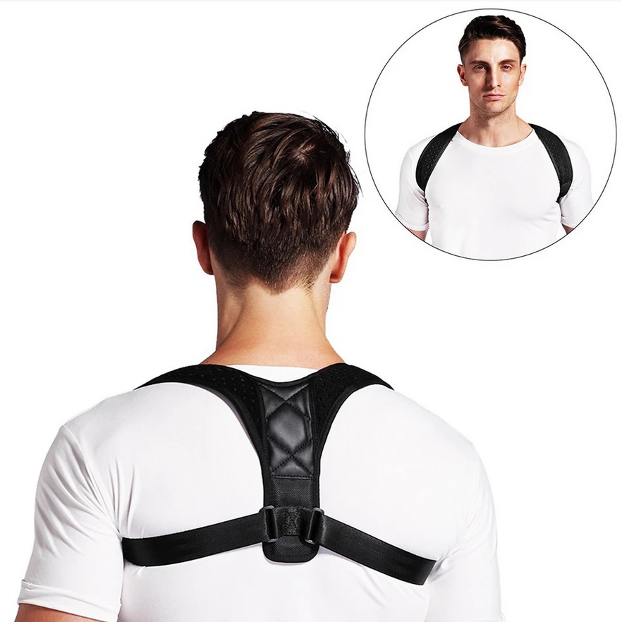 

Adjustable Back Posture Corrector + Hand Palm Wrist Brace Spine Back Shoulder Lumbar Prevents Slouching Support Brace Women Men