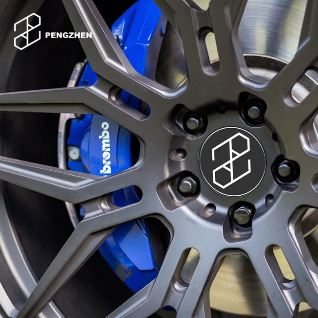 Кованые диски Custom Matte Black Y Staggered 7 Double Spokes 5x120 с глянцевым покрытием, 21 дюйм, для BMW (art.: 3920dd2027cb7) - 3920dd2027cb7