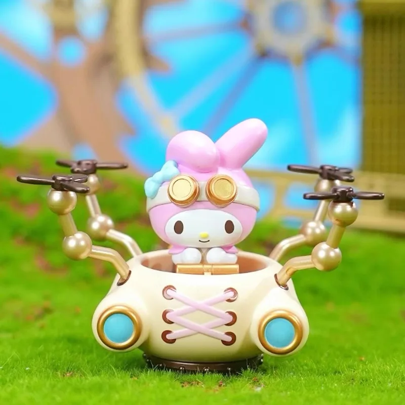 Sanrio Hello Kitty Kuromi Melody серия в стиле стимпанк слепая коробка игрушки куклы кавайные