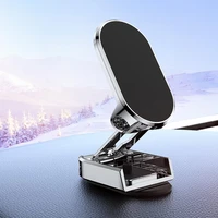 magnetic car phone holder foldable phone stand rotatable for car auto smartphone mount support dashboard accessories for iphone
