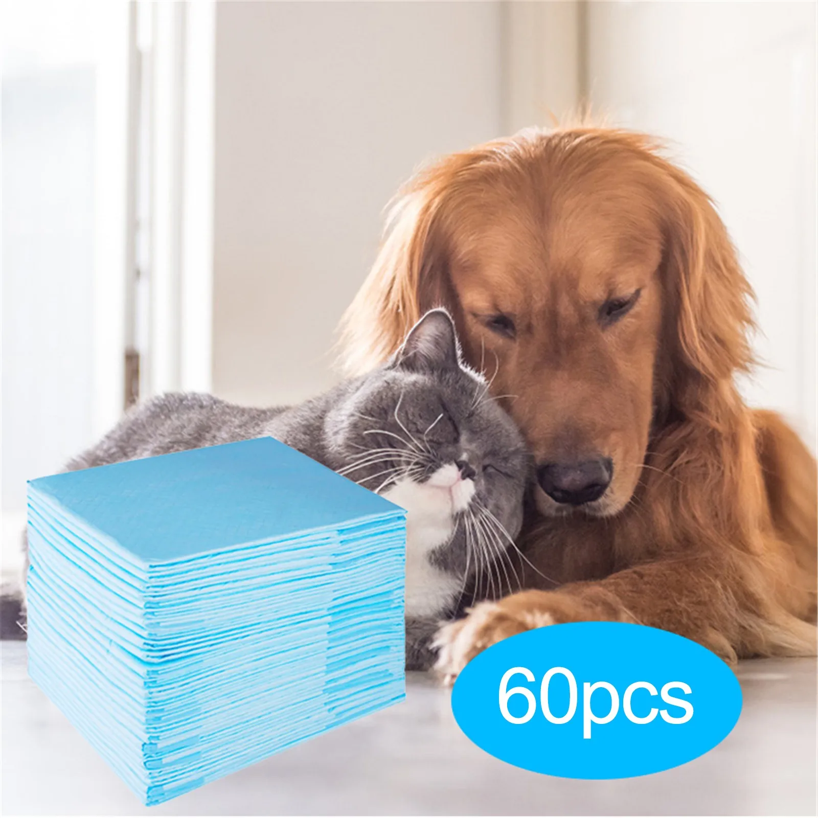 

Puppies Training & Pads Pads Hygienic 60 Pack Dogs Training Pads for Training Puppy Toilet Puppy Whistle Collar for Dog Dog Box