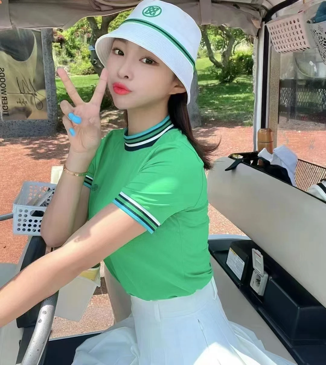 New Golf Hat Men's and Women's Couple Visor GOLF Fisherman Hat