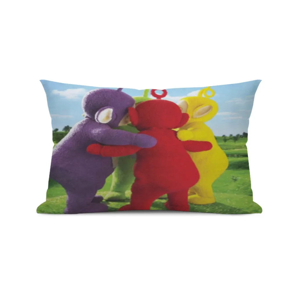 

Tele-tubbies-Rectangular Cushion Cover 30x50 Polyester Pillowcase Decorative Sofa Cushions Pillowcover Home Decor Pillow Cases