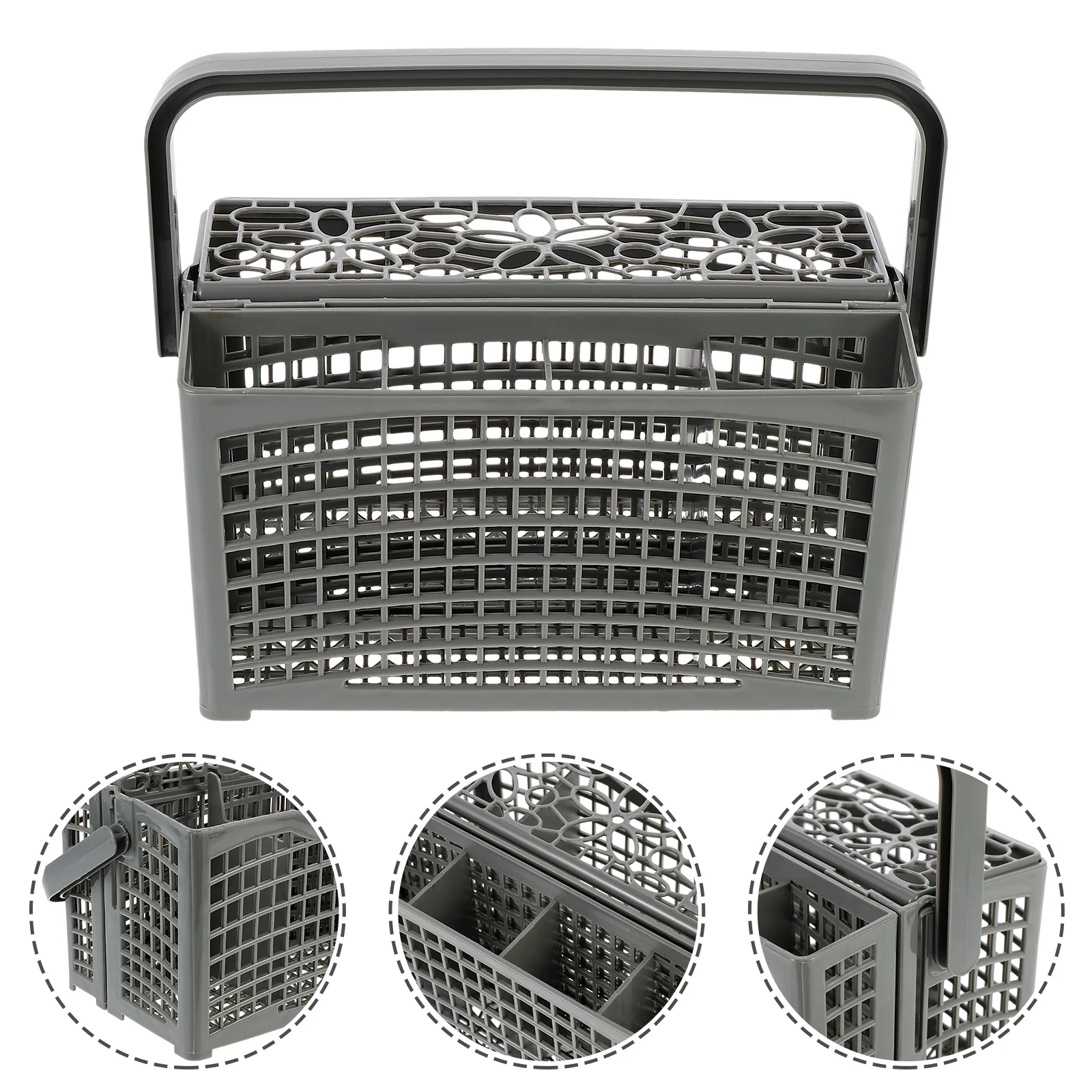 

Dishwasher Cutlery Basket Drying Rack Dishes Silverware Replacement Abs Fork Knives Holder