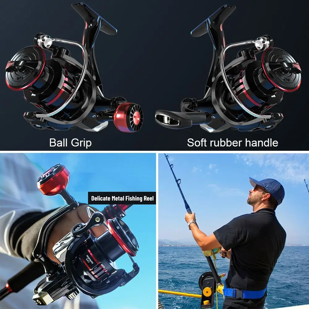 

Sturdy HQ-Series Sea Fishing Metal Long Cast Fishing Reel Sea Pole Anchor Fishing Wheel Spinning Wheel
