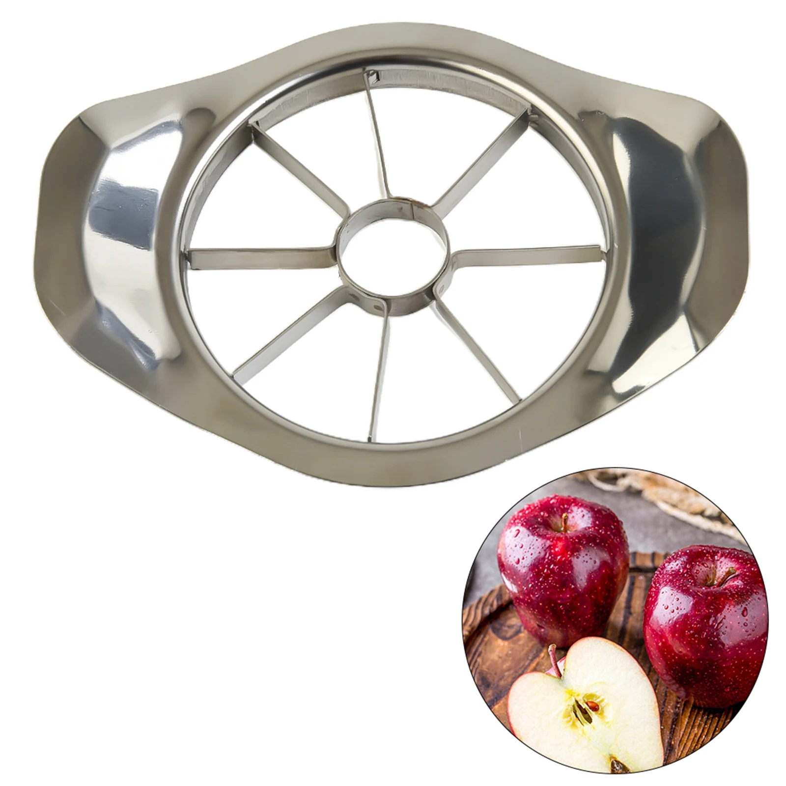 

Stainless Steel Apple Cutter Fruit Vegetable Cutting Tools Apple Pear Divider Slicer Ultra-Sharp Cutting Corer Kitchen Gadgets