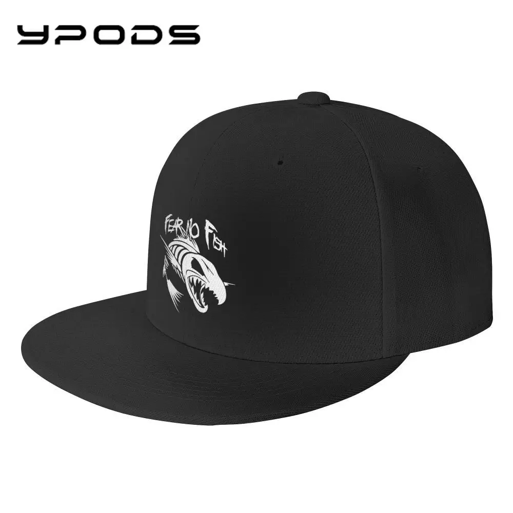 

Abu Garcia Fear No Fish Baseball Cap Adorable Sun Caps Fishing Hat for Men Women Unisex-Teens Snapback Flat Bill Hip Hop Hats