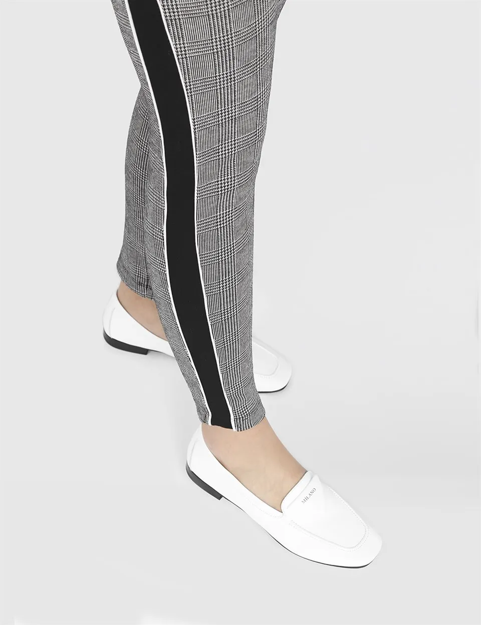 

ILVi-Genuine Leather Handmade Taylor White Leather Women's Loafer Women Shoes 2021 Spring/Summer