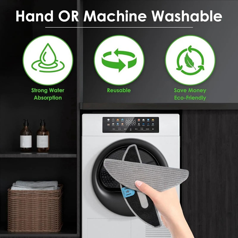 3 ткани для швабры + 6 фитилей робота-пылесоса Irobot Roomba Combo J5 J5+ I5 I5+ и сменные