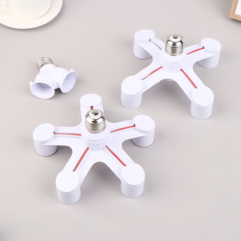 

2-в-1 4-в-1 5-в-1 6-в-1 E27 к E27 светодиодный ная Светодиодная лампа лампы разъем разделитель адаптер держатель для фотостудии