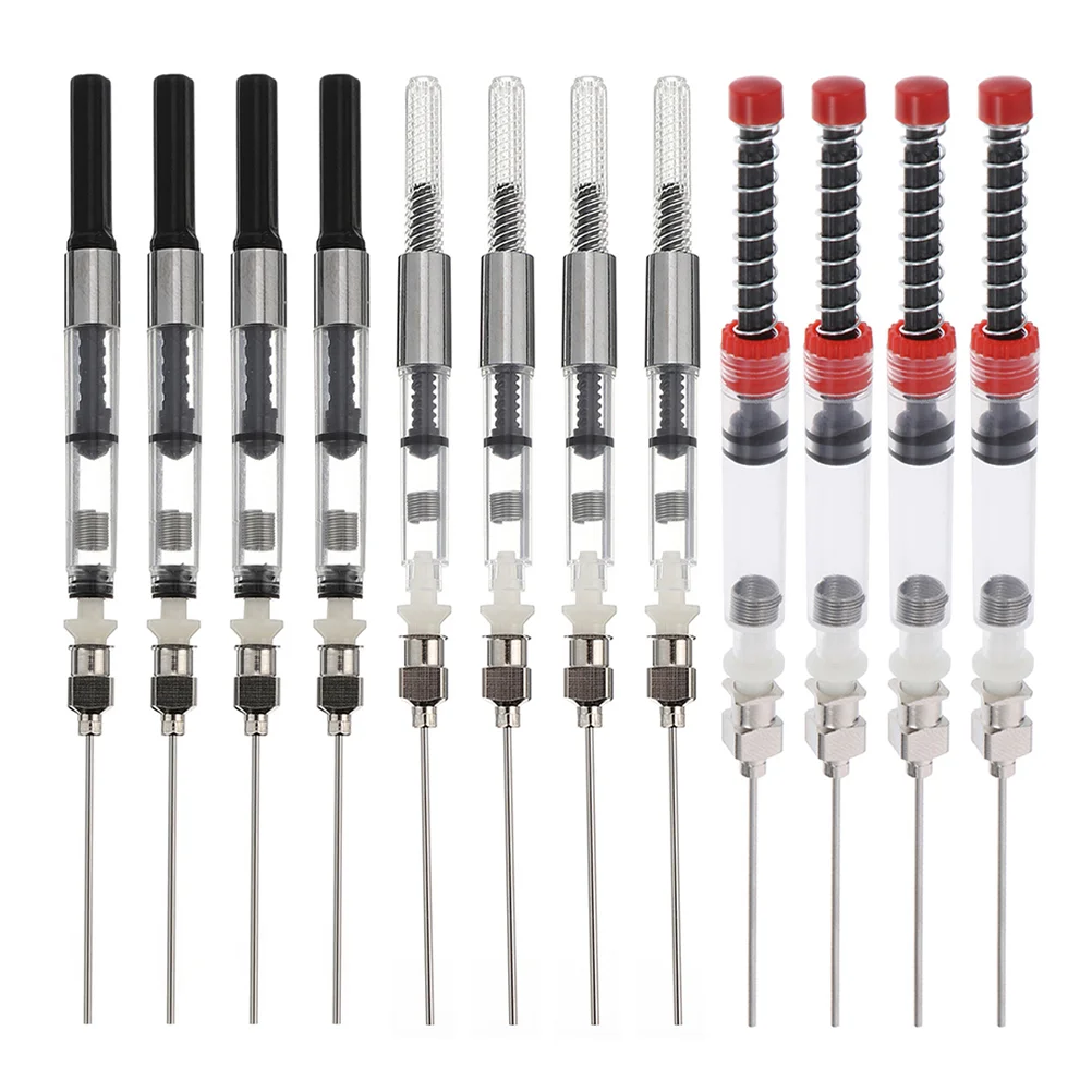 

12 Pcs Just Pen Ink Absorber Injector Needle Blunt Tip Filler Stuffing Fountain Syringe Refill