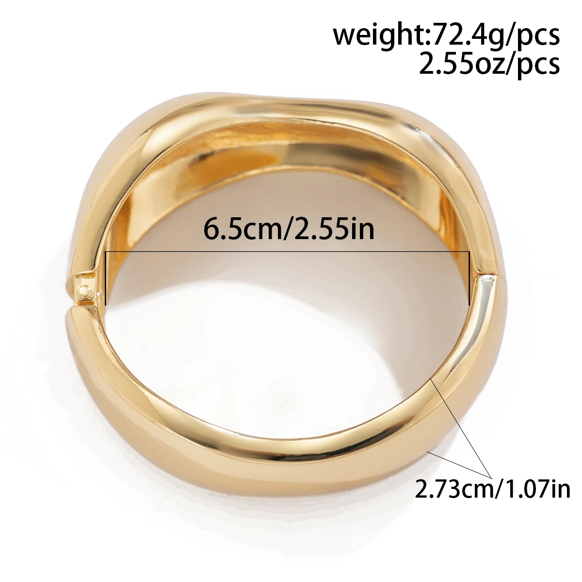 SHIXIN Роскошные геометрические круги грубый браслеты Толстый женские