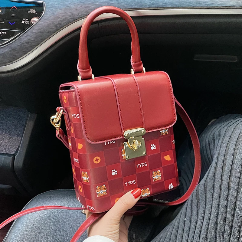 

Women Popular Small Bag Chinese Style Bags 2022 New Fashion Messenger Bag Portable Small Square Bag