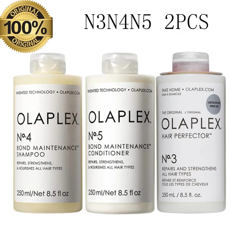 

2PCS OLAPLEX Original No.3/4/5 Set 250ml Shampoo and Conditioner for Hair Repair and Enhancement Suitable for All Hair Care