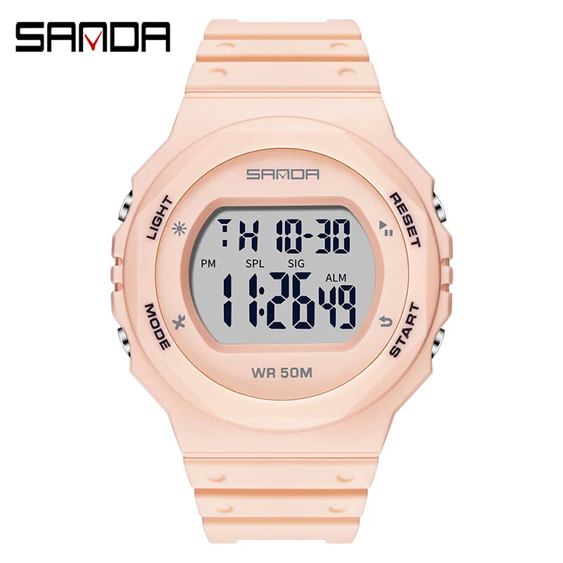 Новинка многофункциональные электронные часы OUTLETSSanda с одним механизмом модные
