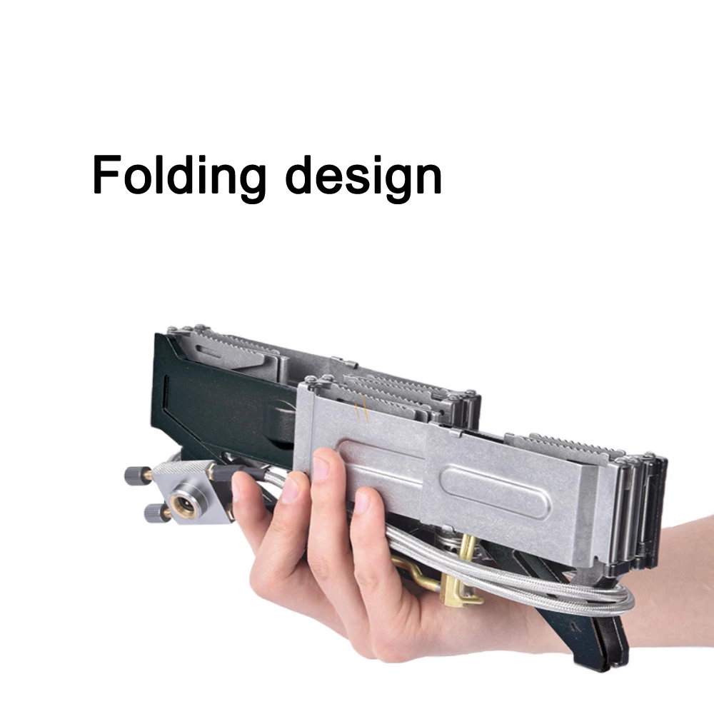 Портативная Газовая Плита Brs-32 С Двойной Головкой Уличная Походная Духовка Из