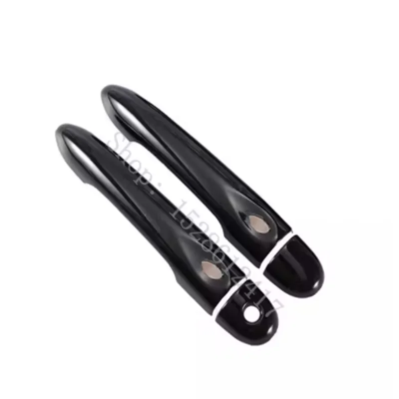 Для Renault Captur Kaptur Samsung QM3 2013-2020 ярко-черная дверная ручка автомобиля накладка