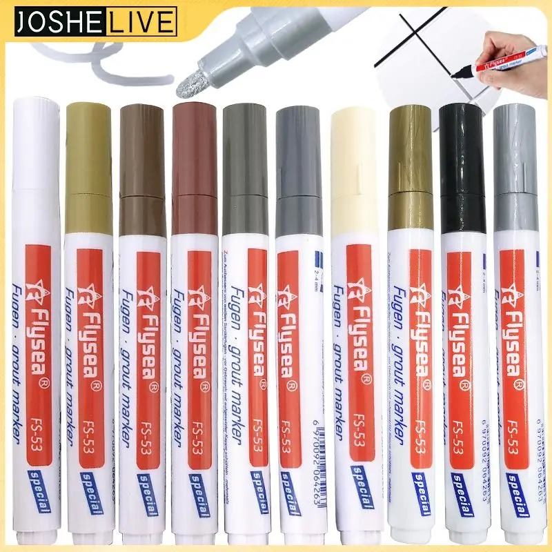 

Tile Gap Ink Repair Pen Anti-mildew Waterproof Moisture-proof Repair Bathroom Porcelain Filling Color Pen Paint Edgers TSLM1