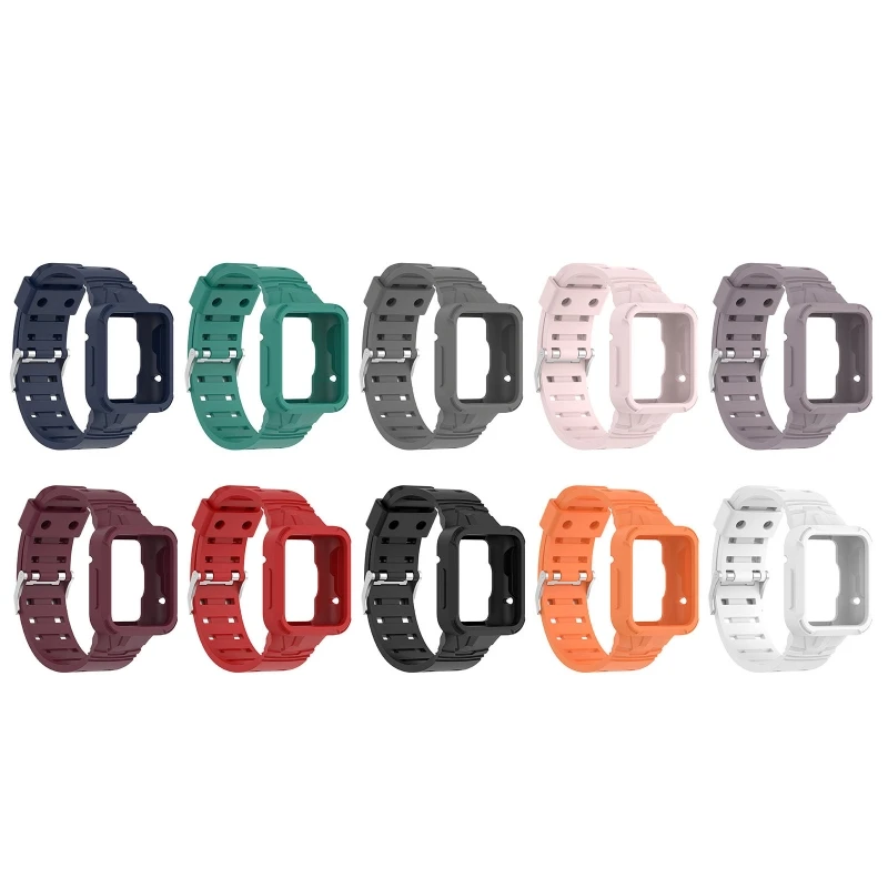 

Soft Silicone Strap Sport Wristband 1mm Replacement Watch Band for Mi Poco Watc
