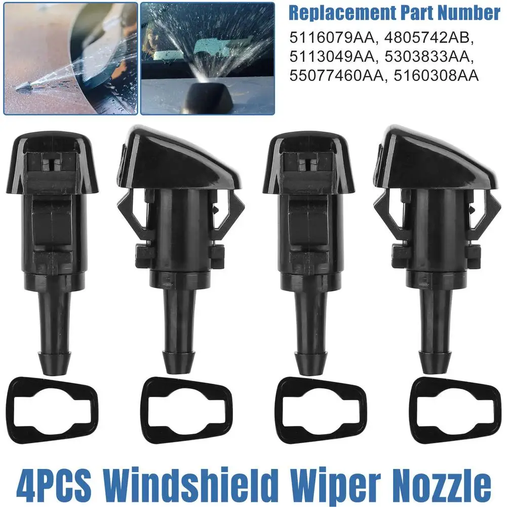 

Омыватель лобового стекла 5116079AA 5113049AA 4805742AB 55077460AA, 4 шт.