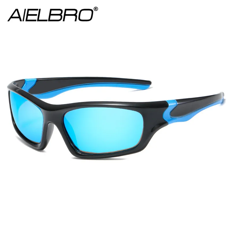 

AIELBRO Cycling Glasses Men's Sunglasses Bicycle Sunlasses Polarized Glasses 2021 Lightweight Cycling Eyewear For Bicycle