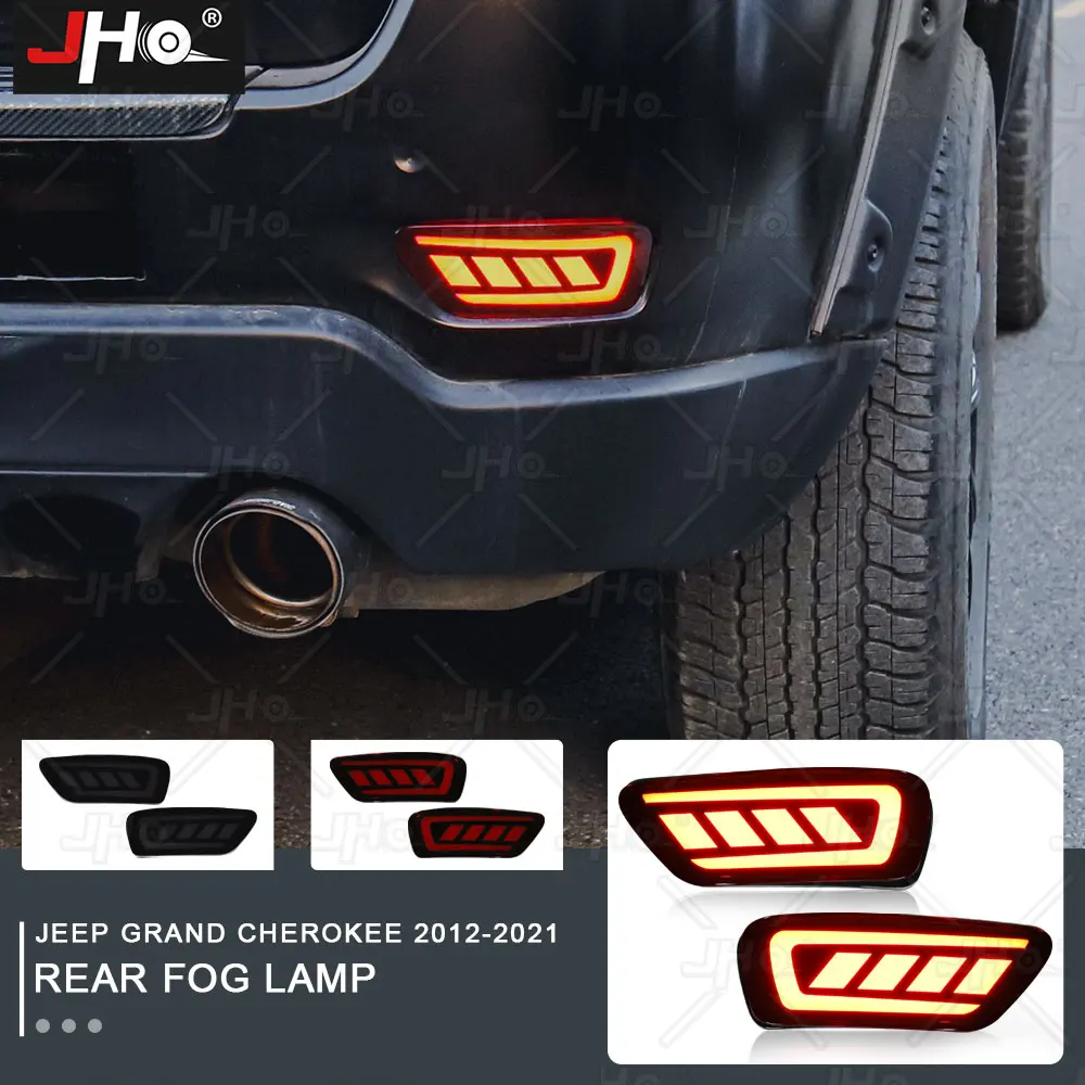JHO светодиодный ная противотуманная фара для заднего бампера сменный комплект
