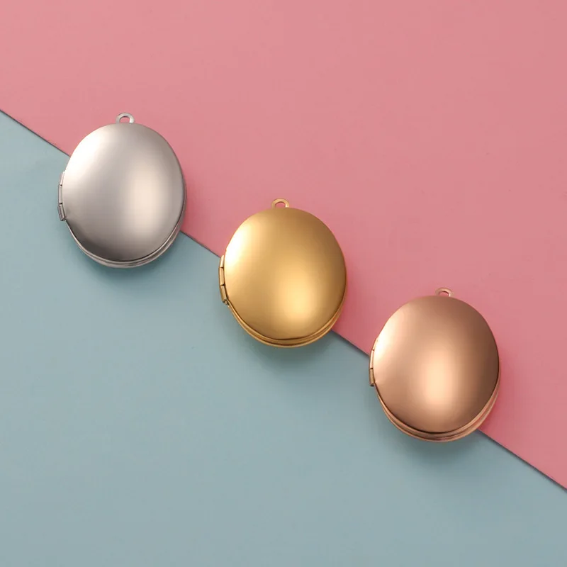 3 шт./партия, медальон для фотографий из нержавеющей стали