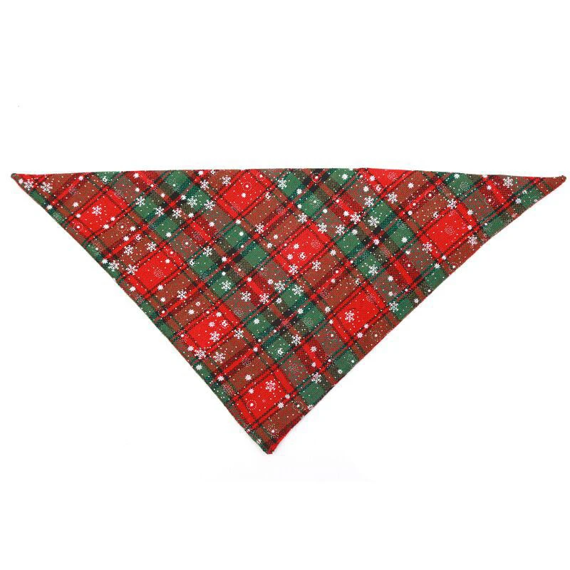

1/2pcs Christmas Dog Bandana Collar Classic Stripe Pet Neck Dress Scarf Christmas Supply YN17