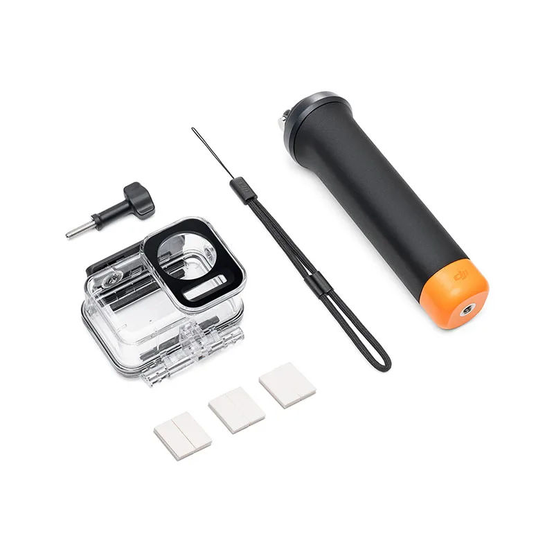 

Оригинальный комплект аксессуаров Osmo Action 3 для дайвинга с плавающей ручкой Водонепроницаемый чехол для DJI Osmo Action 3