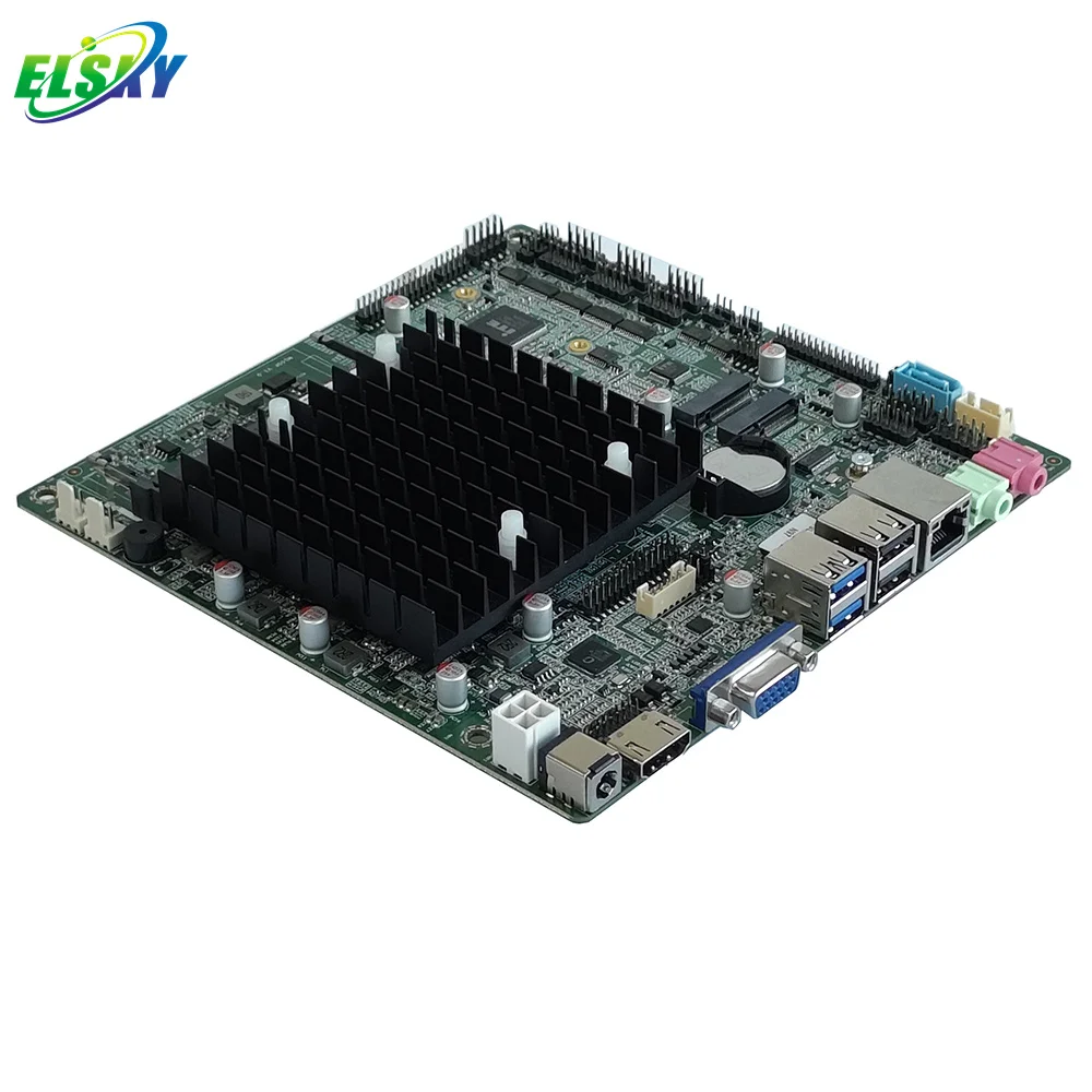 Фото Новая материнская плата ELSKY Combo для компьютеров M100F с процессором Alder Lake N100 N97 N95 N305, DDR4, до 16 ГБ, 2/6/10*COM, VGA/DP, HD_MI, L №2