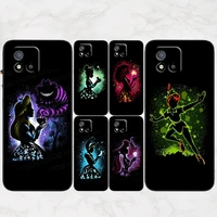 disney animation princess phone case for oppo realme v11 x3 x50 q5i gt neo2 c21y c3 9 9i 8 8i 7i 6 5 pro 5g master black soft