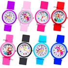 Часы Детские кварцевые с рисунком пони, милые детские наручные, подарок на день рождения для мальчиков и девочек