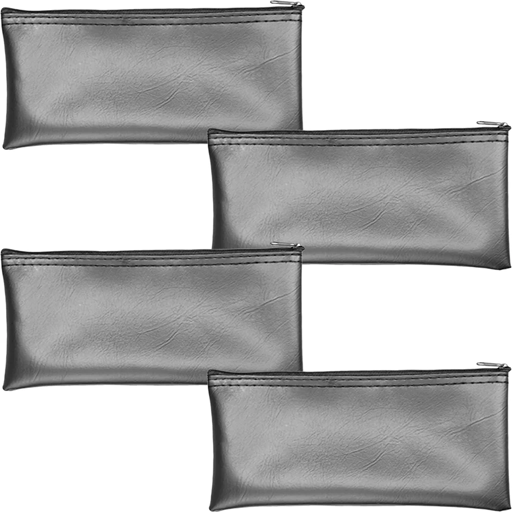 

4 Pcs Dust-proof Microphone Storage Bag Travel Wireless Microphones Pouch Carrier