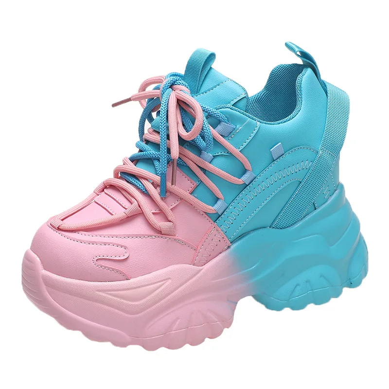 

Женские кроссовки, модная спортивная обувь для бега, Женская Вулканизированная обувь, Женская теннисная обувь на платформе, Высококачественная женская обувь