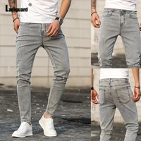 ladiguard 2022 mens pocket design jeans demin pants latest casual skinny ripped trouser mens fashion zipper up jean sweatpants