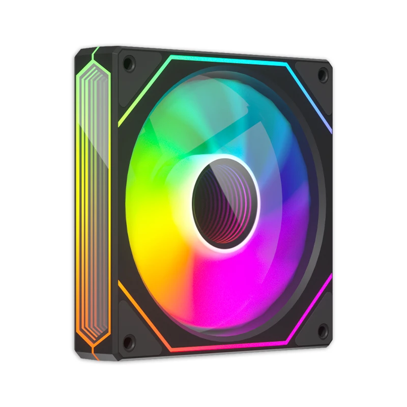 Zezzio PRISM 6 PRO ARGB Корпус Охлаждающий вентилятор 120 мм ШИМ Контроль температуры