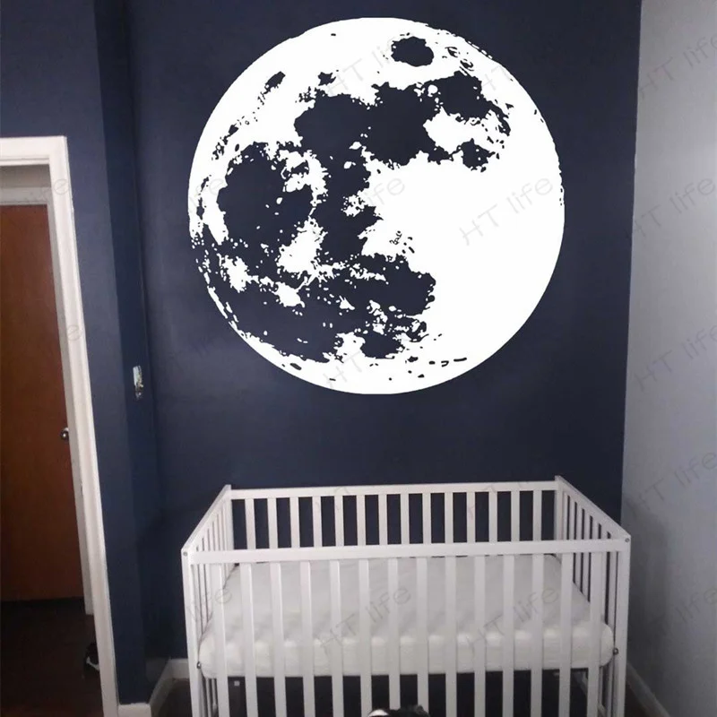 

Moon Planet Vinyl Wall Decal Home Living Room Bedroom Children's Room Kids Room Kindergarten Baby Room Art Deco Sticker Gift