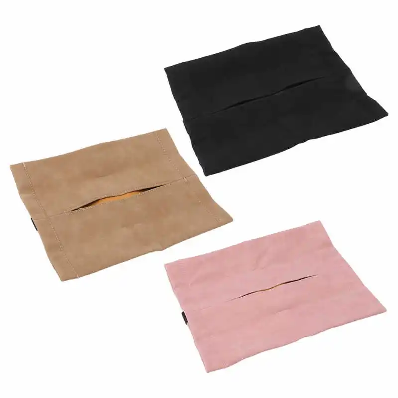 

Автомобильный Держатель салфеток из плюшевого материала, автомобильный диспенсер для салфеток для заднего сиденья