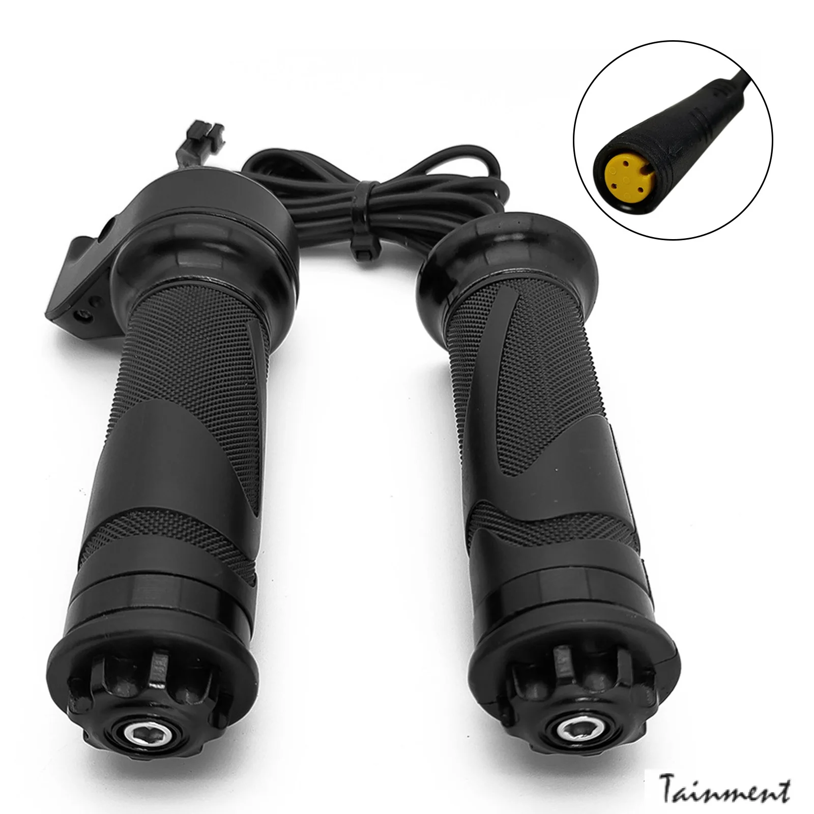 

36V 48V Electric Bike Speed Control Handle Twist Thumb Throttle Universal Electric Bike Rotary Throttle with A 1.5m Cable