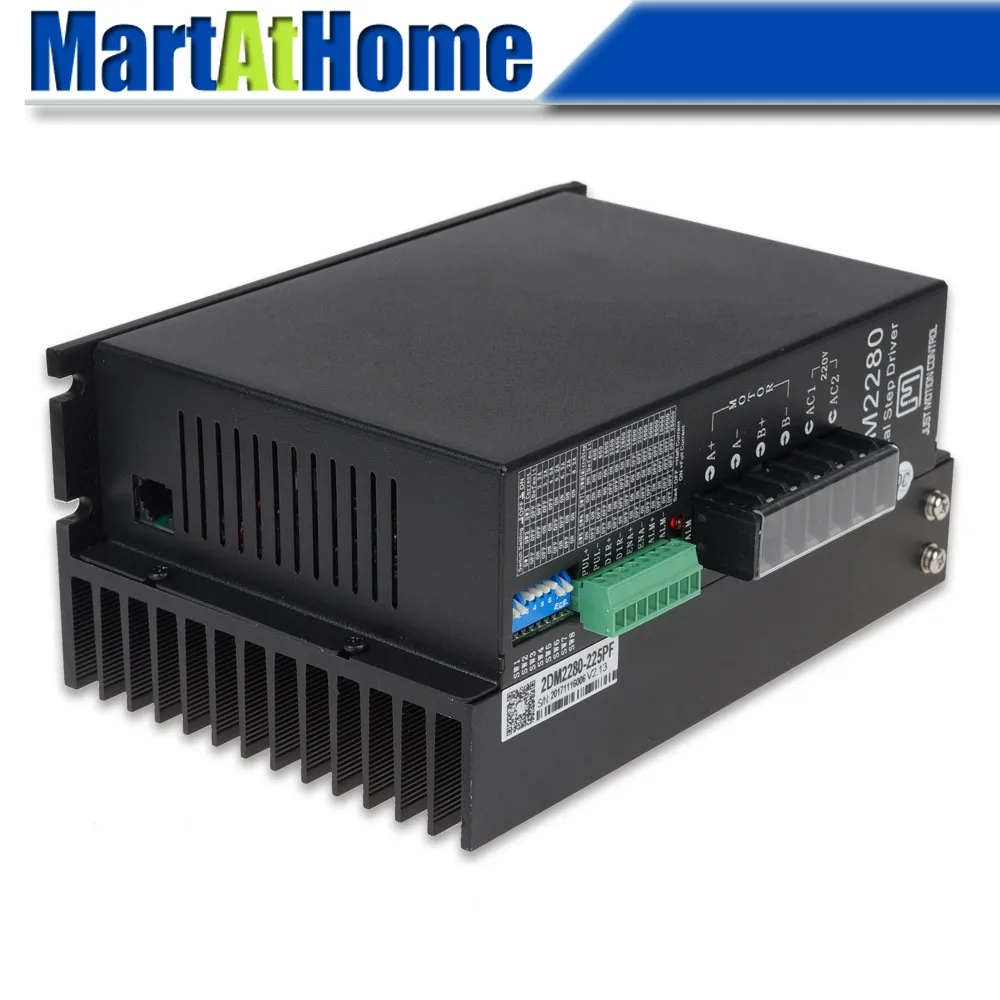 CNC шаговый двигатель 2DM2280 контроллер драйвера 8A 80-240 В переменного тока подходит для NEMA 23/34/42 мотор максимальные шаги 25000 # SM670 @ SD