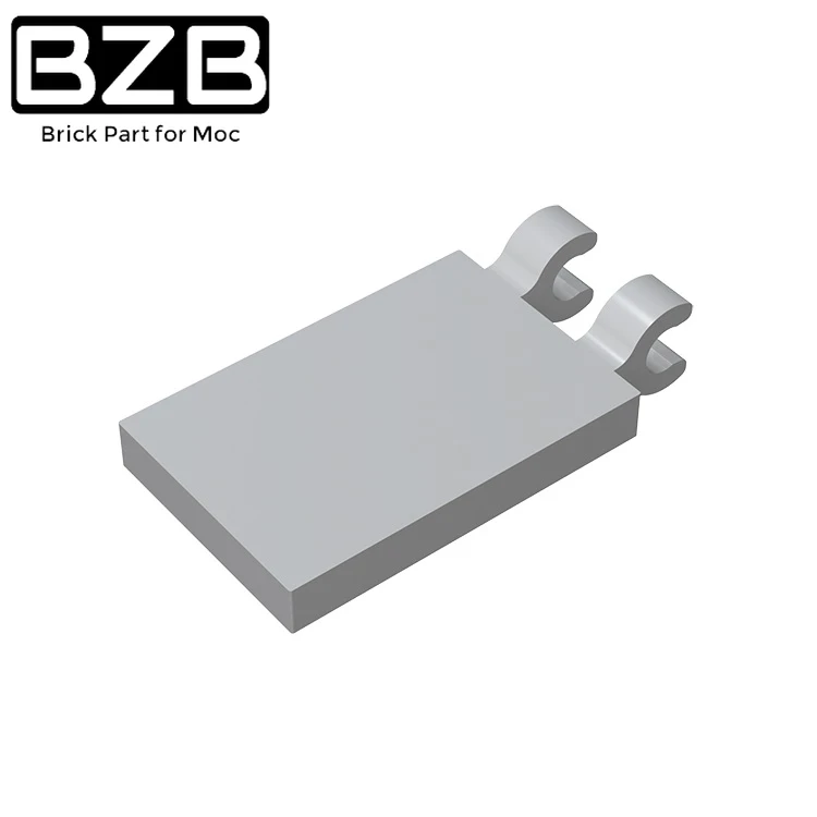 

BZB MOC 30350, Модифицированная плитка 2X3 с 2 зажимами для совместимых сборных деталей, детали конструктора, детская игрушка Edu «сделай сам»